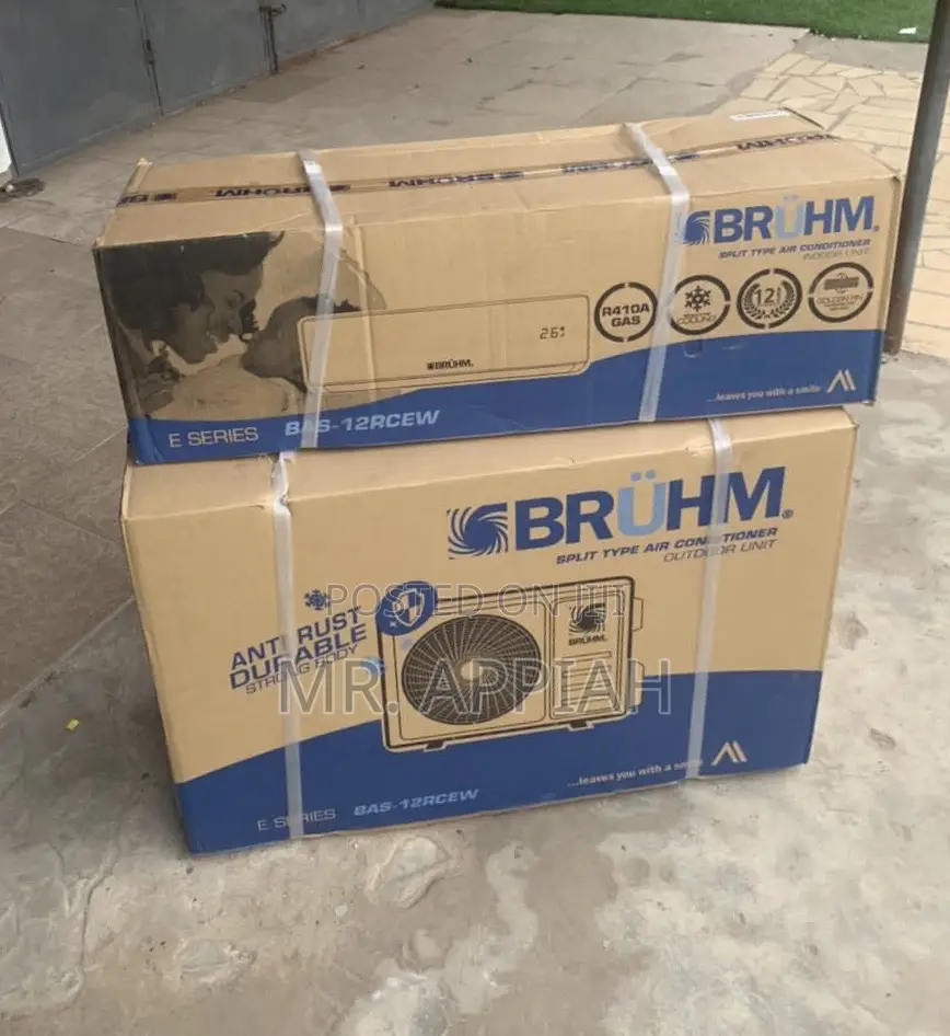 Bruhm 1.5hp Split Type Electric Air Conditioner(R410).