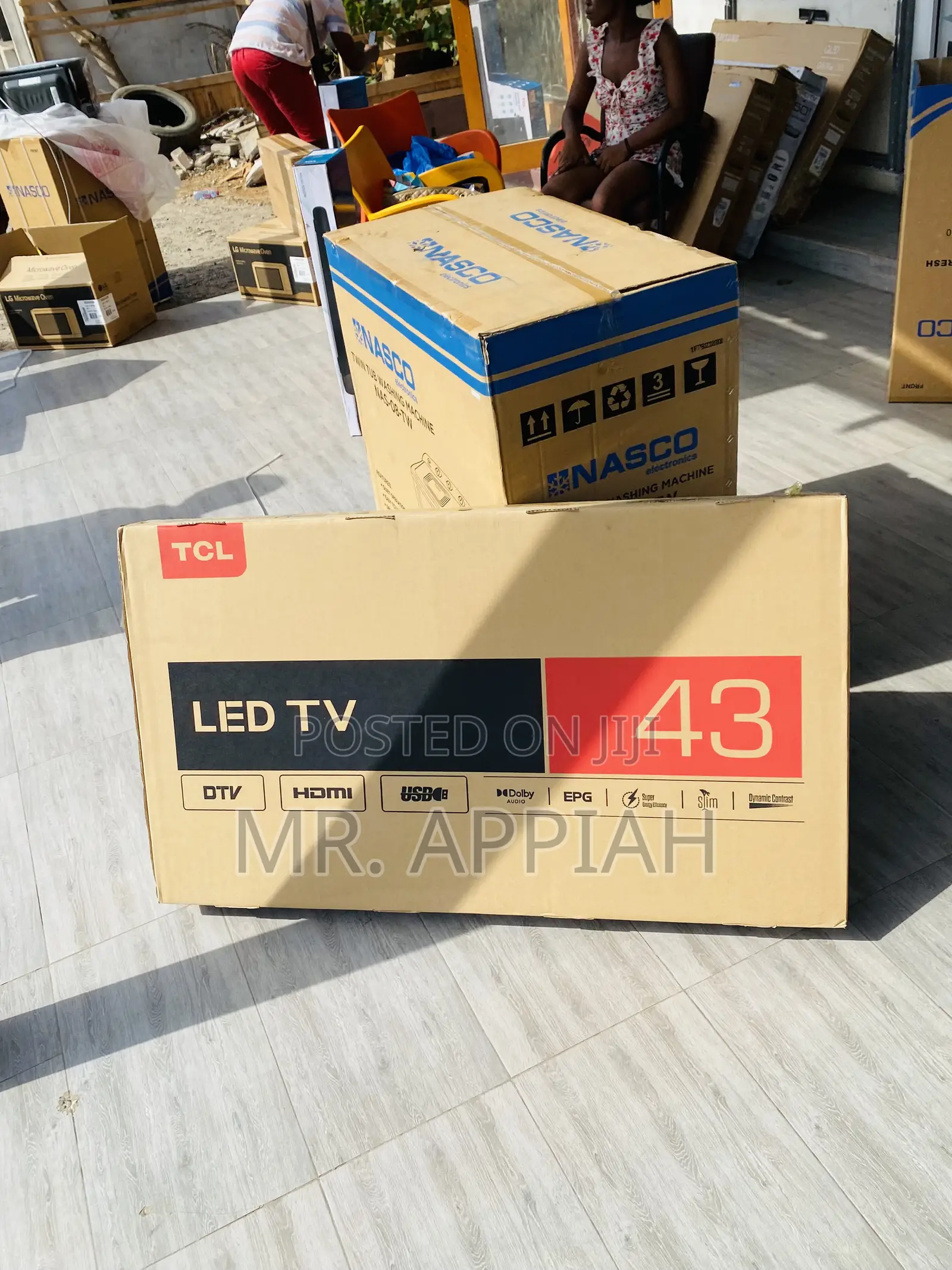 Brand New TCL 43d3200 43 Inch Digital Satellite Tv.