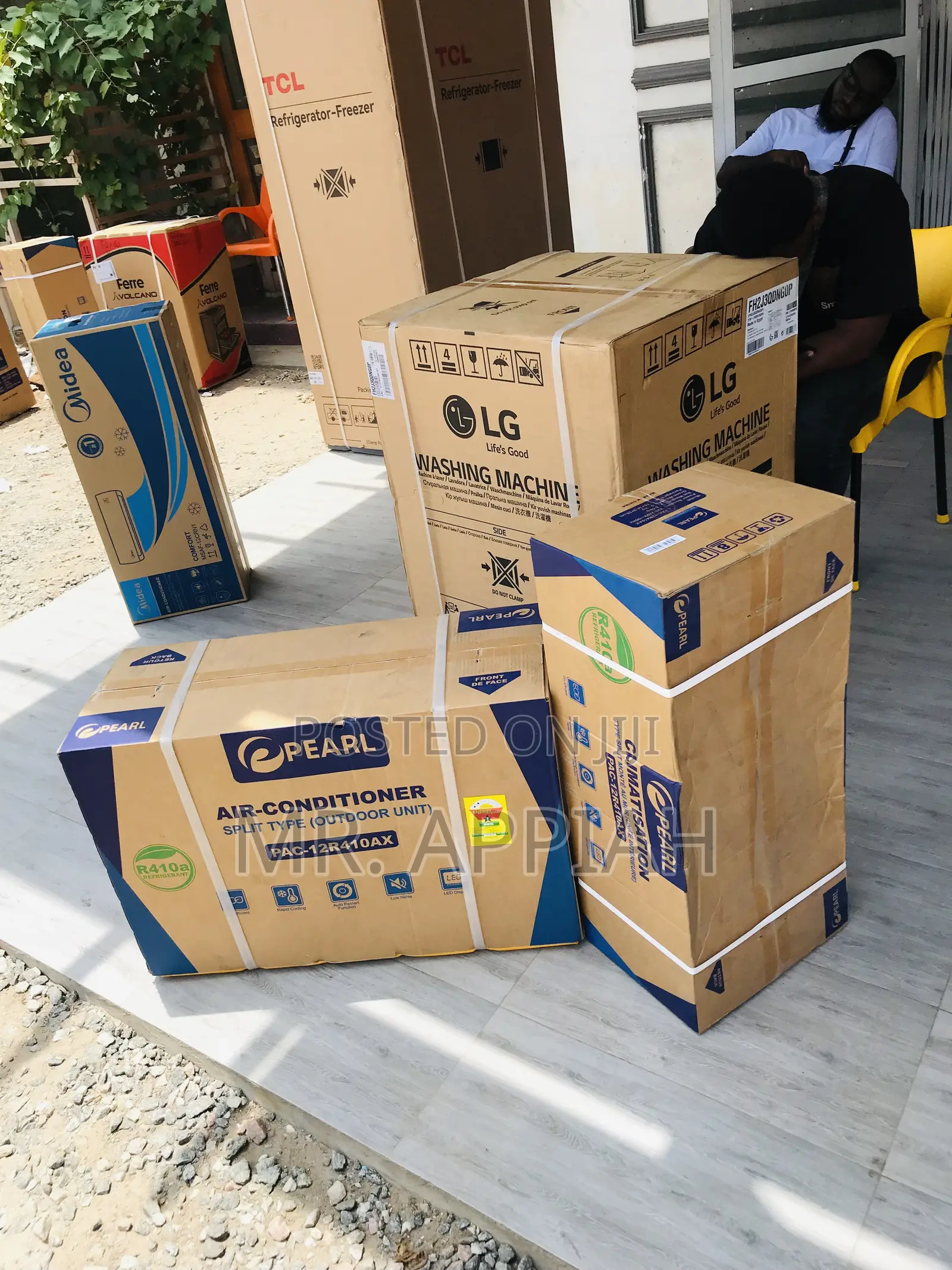 Pearl 1.5hp Electric Split Type Air Conditioner(R410).