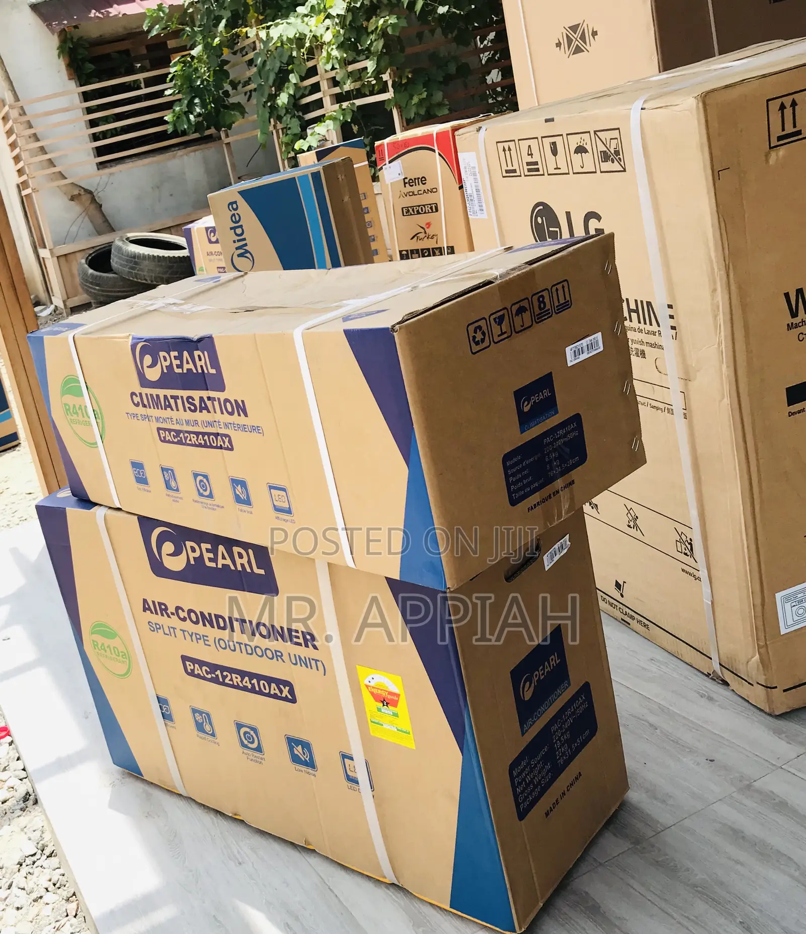Fast Cooling 1.5hp Split Type Pearl Air Conditioner.