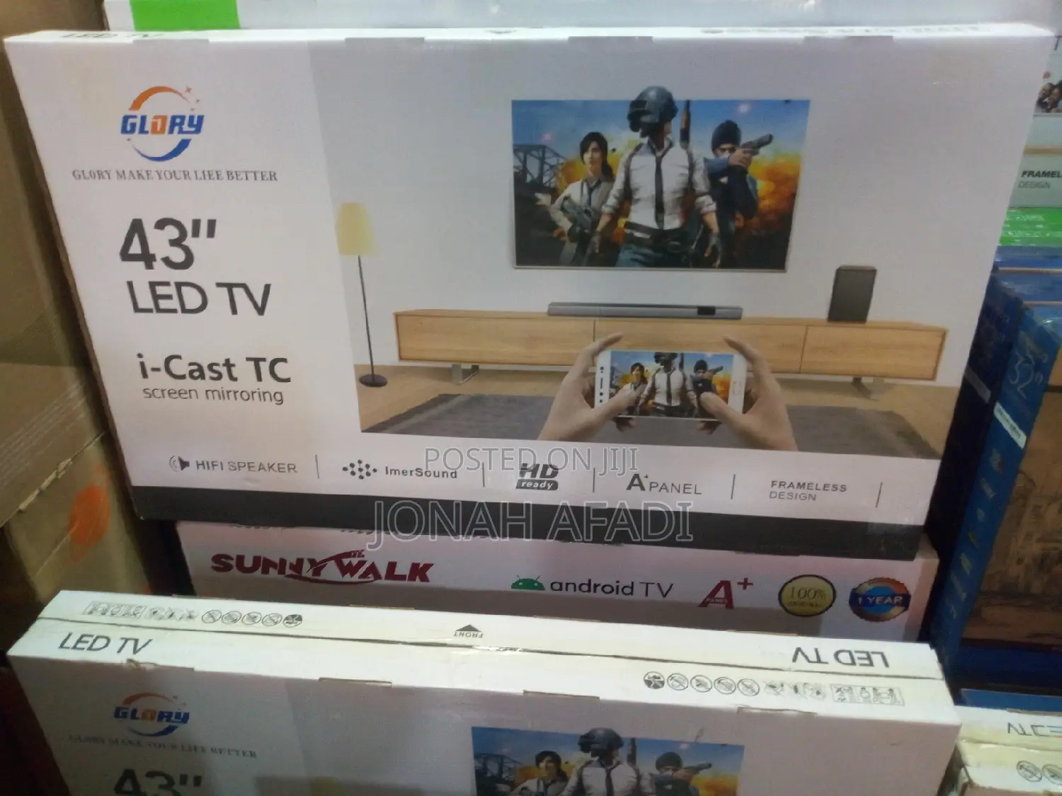 Glory 43 Inch I-Cast Tc LED Digital Satellite TV