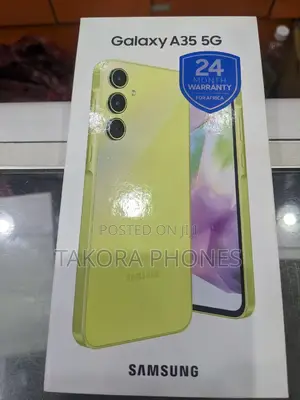 New Samsung Galaxy A35 128 GB Yellow