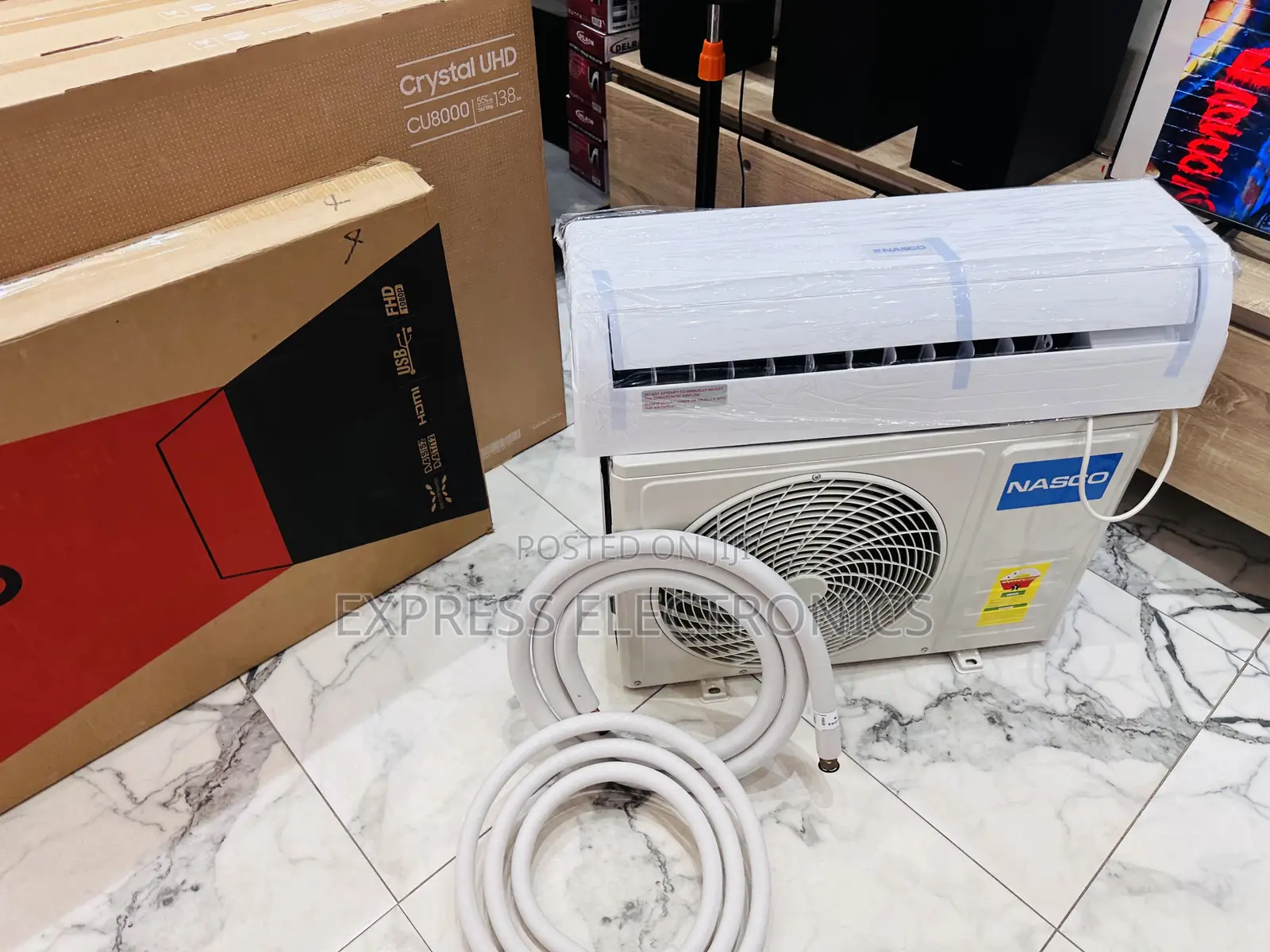 Air Conditioner Sleek Ali Nasco 1.5hp Split R410
