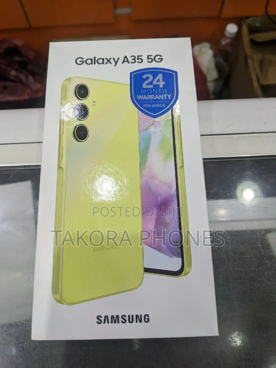 New Samsung Galaxy A35 128 GB Yellow