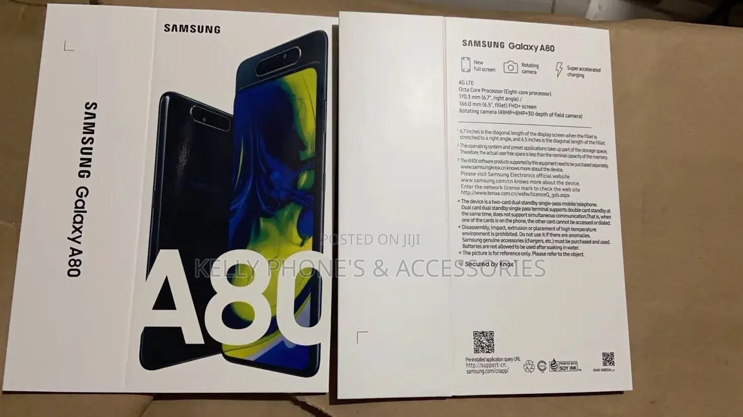 New Samsung Galaxy A80 128 GB Black