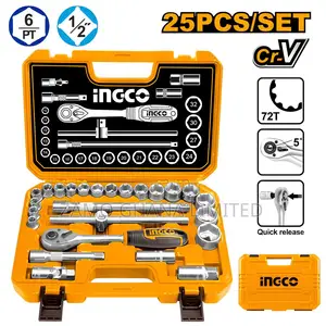 25 PCS 1/2" Socket Set - Hkts12251