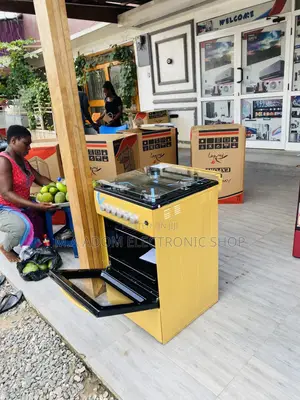 Authentic Volcano 50x50 4 Gas Burner With Oven(Yellow).