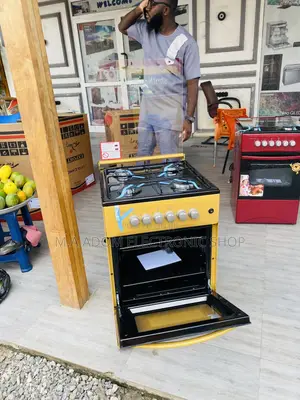 Get Affordable Volcano 50x50 4 Gas Burner With Oven(Yellow).