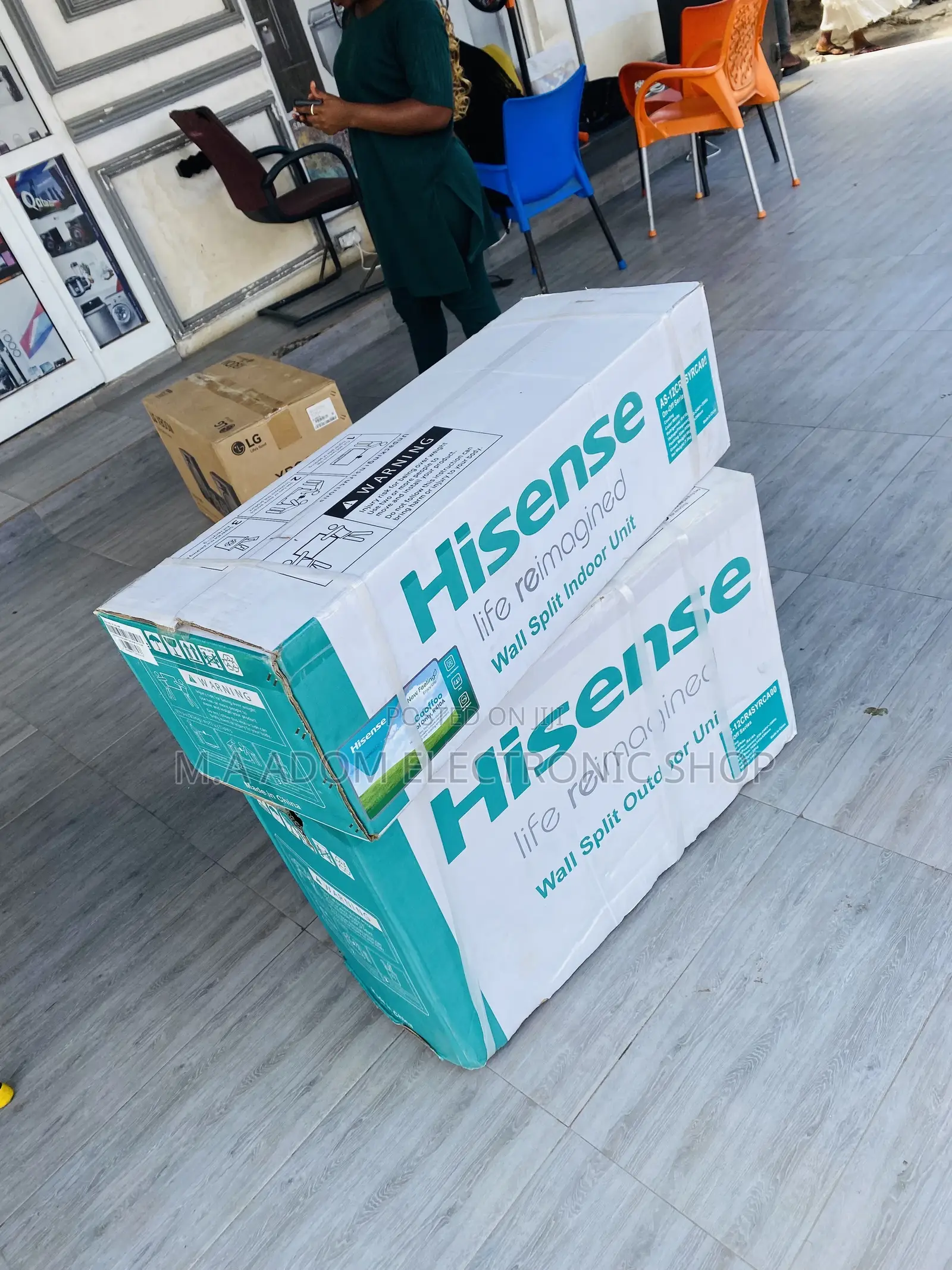 Fast Chilling Hisence 2.0hp Split Type Ac(White)R410.