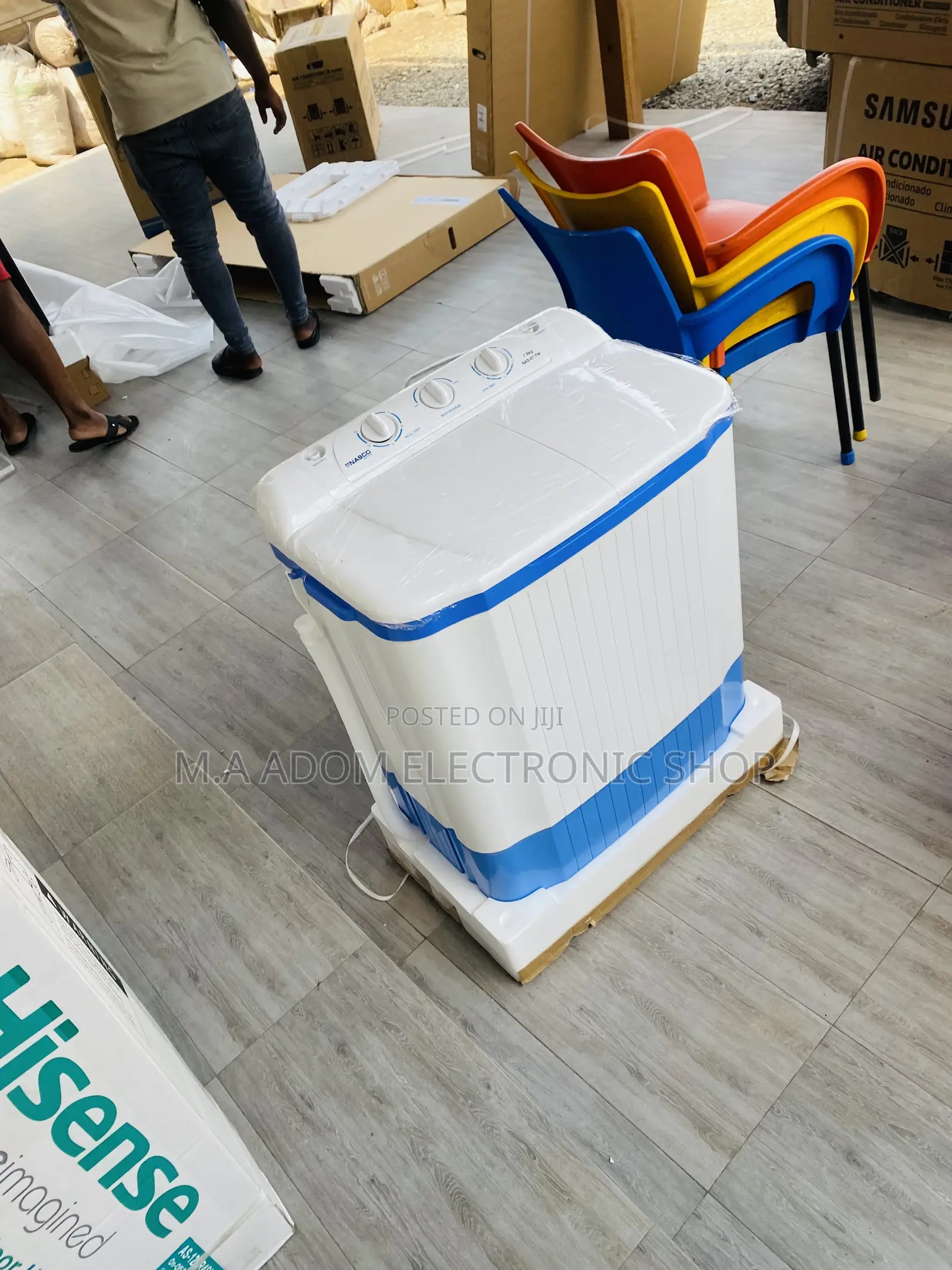 Spin/Dry Nasco 7kg Top Load Washing Machine.
