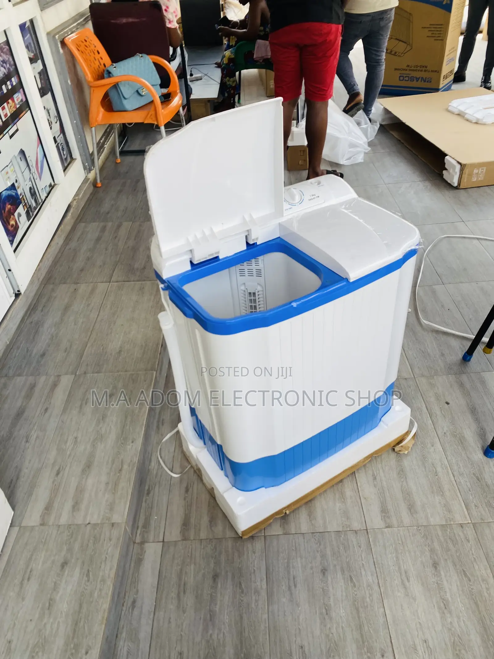 Durable Nasco 7kg Top Load Electric Washing Machine.