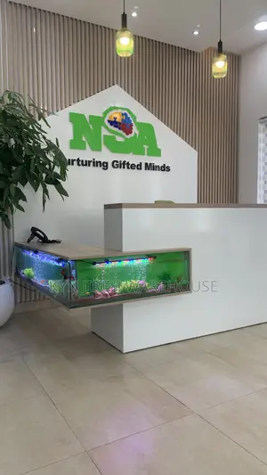 Nasa Counter Aquarium With Fishes