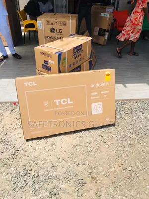 Black Electric 43 Inches Glossy TCL HDR S5400 Electric Tv