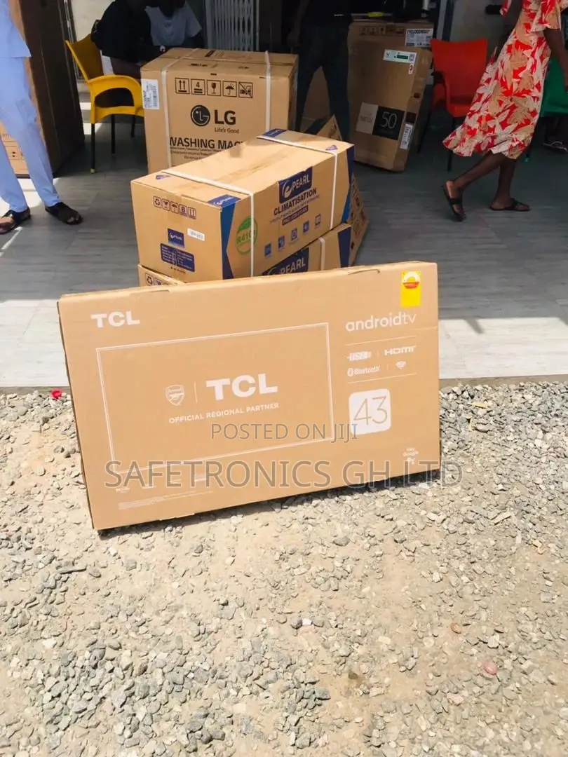 Black Electric 43 Inches Glossy TCL HDR S5400 Electric Tv