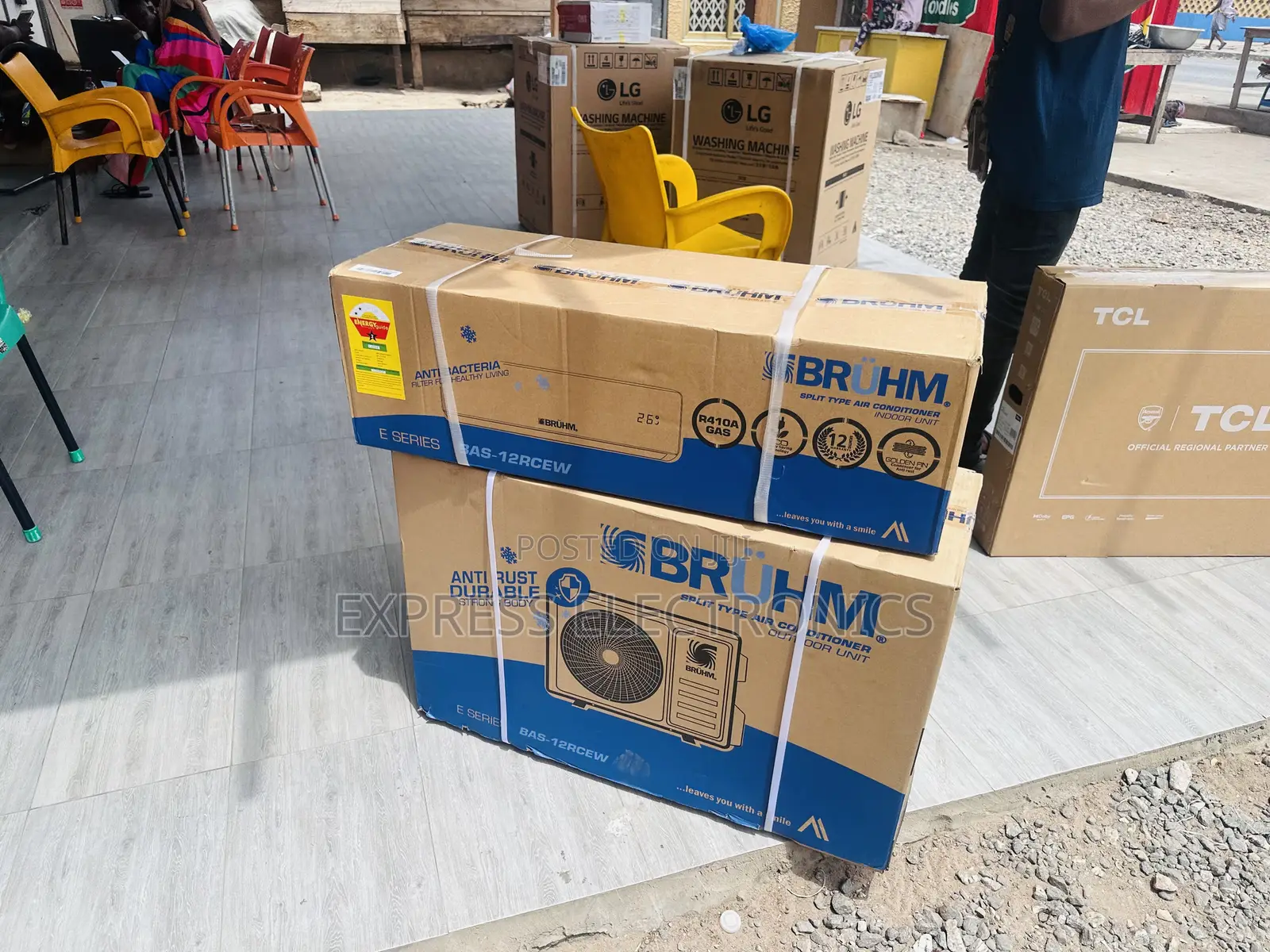 Very Fast Chill Bruhm 1.5hp Split R410 Gas White