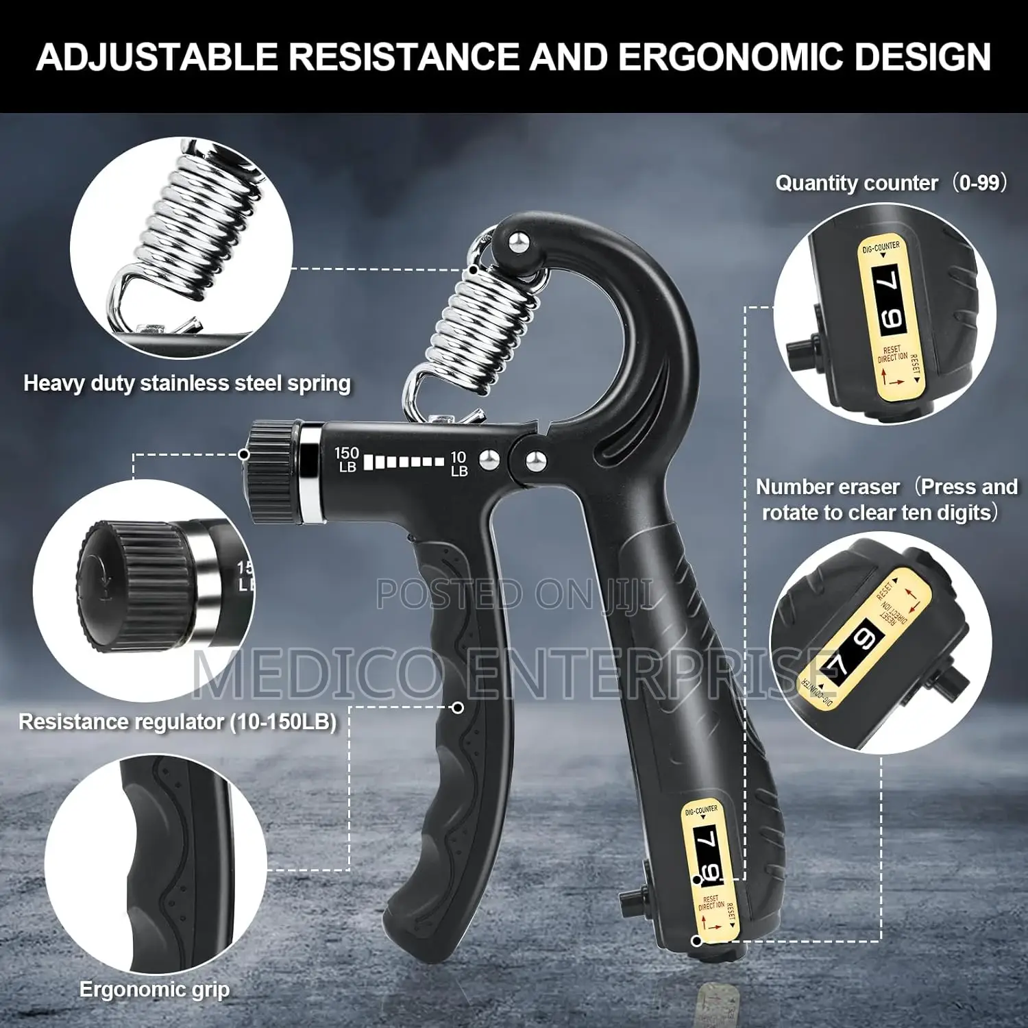 Adjustable Counting Grip