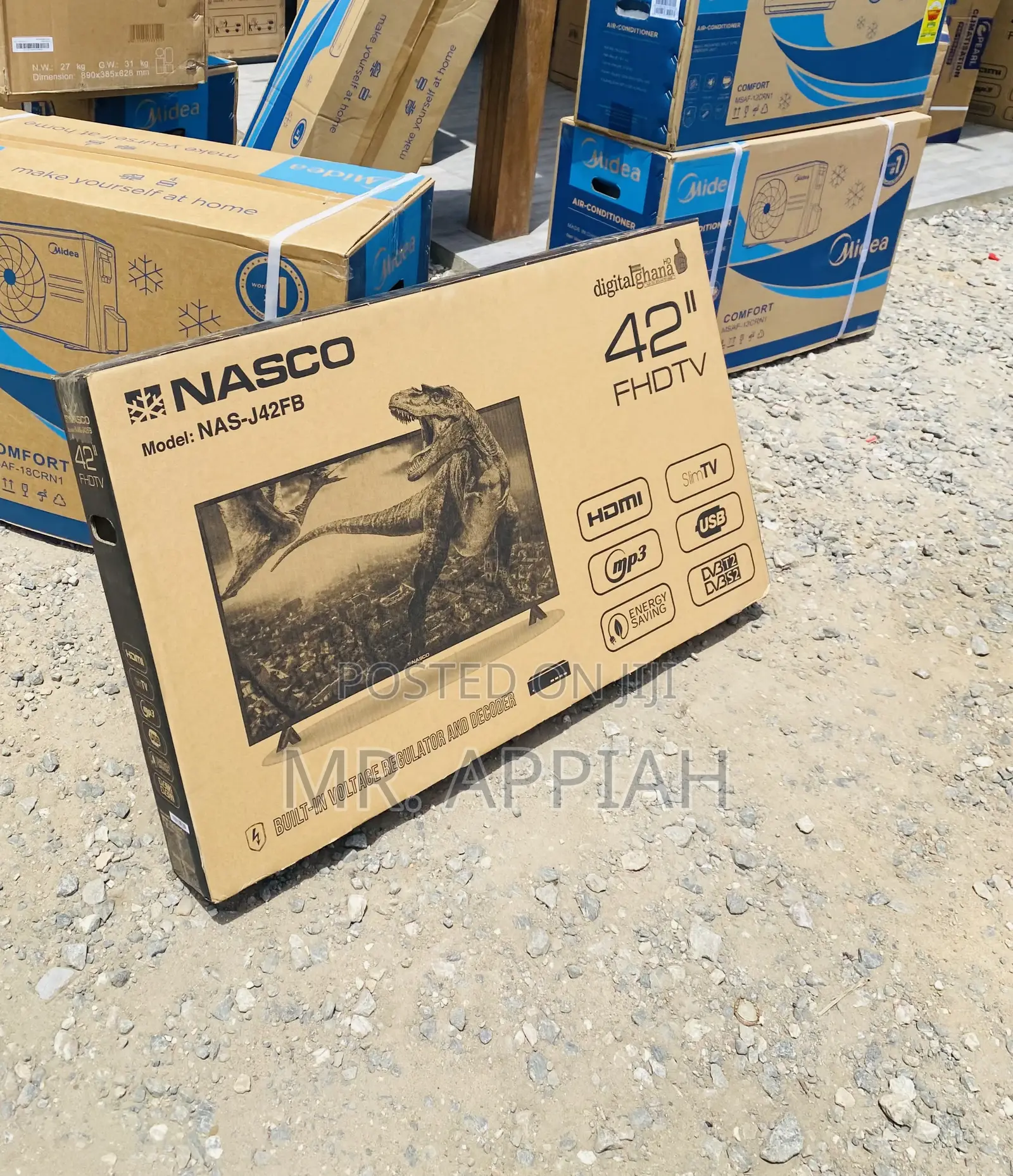 Nasco 42 Inch Full HD Digital Satellite Led Tv.