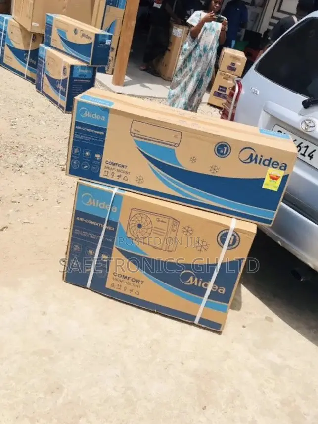 Split Gas R410 2.5hp Midea White Reliable Airconditioner