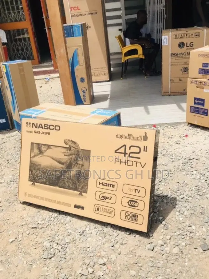 Electric Digital Satellite 42 Inches Nasco Glossy Led Black