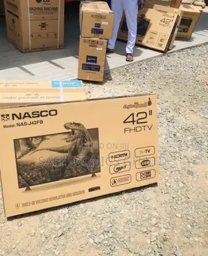 Electric Digital Satellite Nasco 42 Inches Glossy Black Led