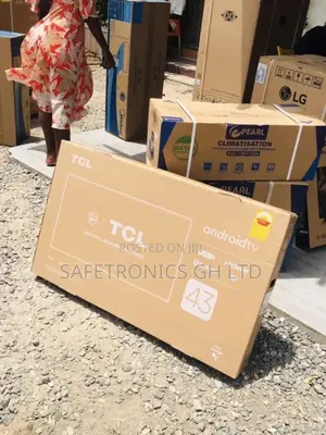 Black TCL 43 Inches Glossy HDR Led S5400 Electric Tv