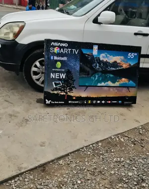 Smart Asano 55 Inches Glossy Led Black Electric Tv