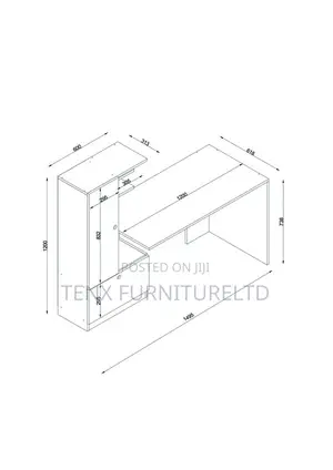 Computer Desk Off White / Zipcode Design