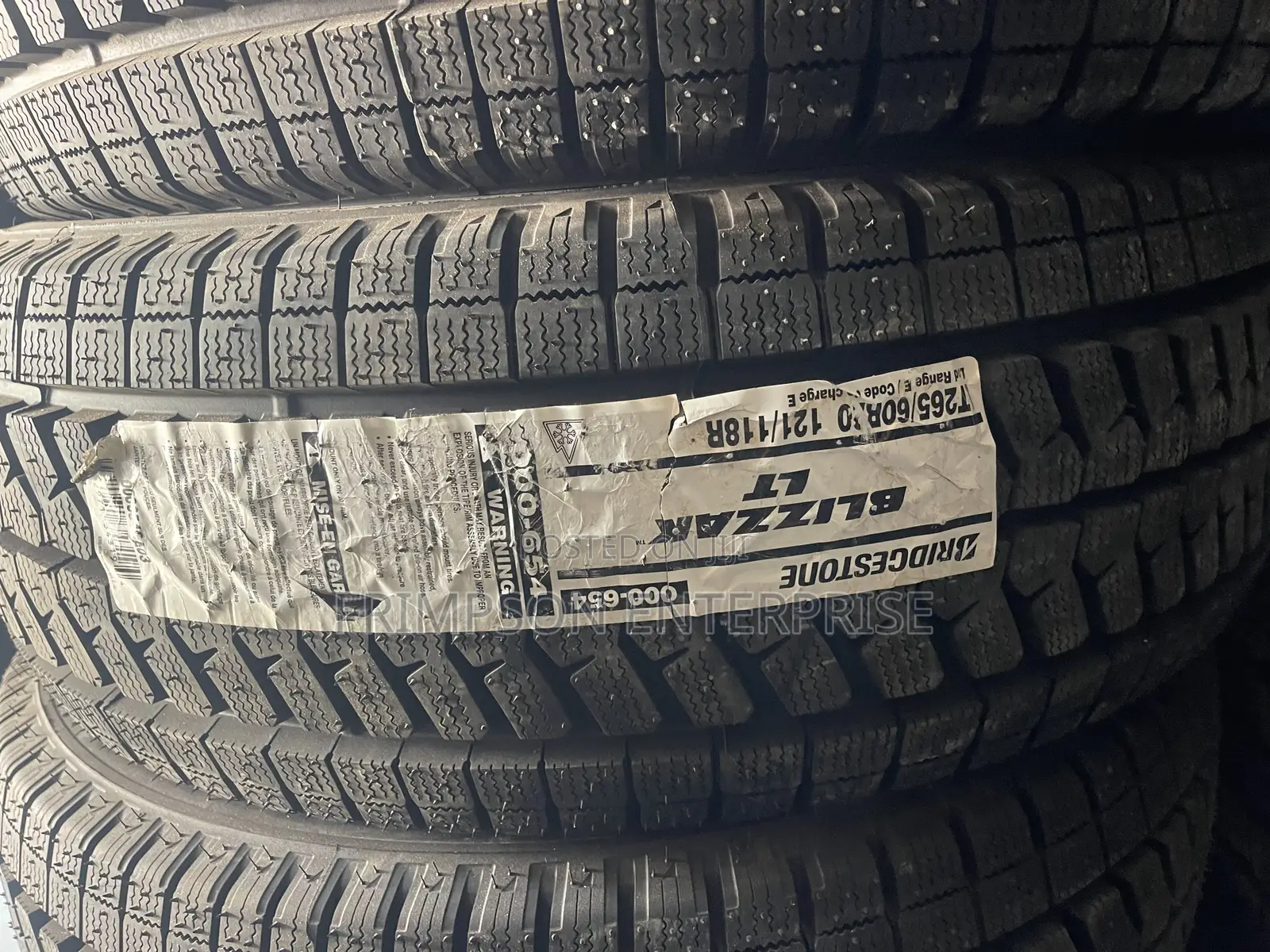 265/60r20- Bridgestone