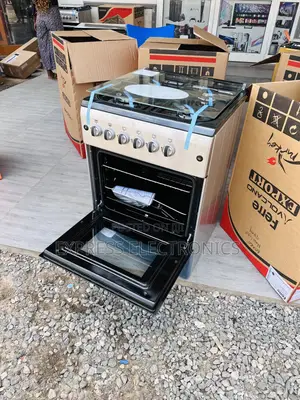 Easy to Cook With 60-60 Gas Cooker Oven Grill 4burner