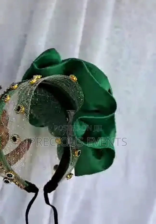Green Big Band Fascinators