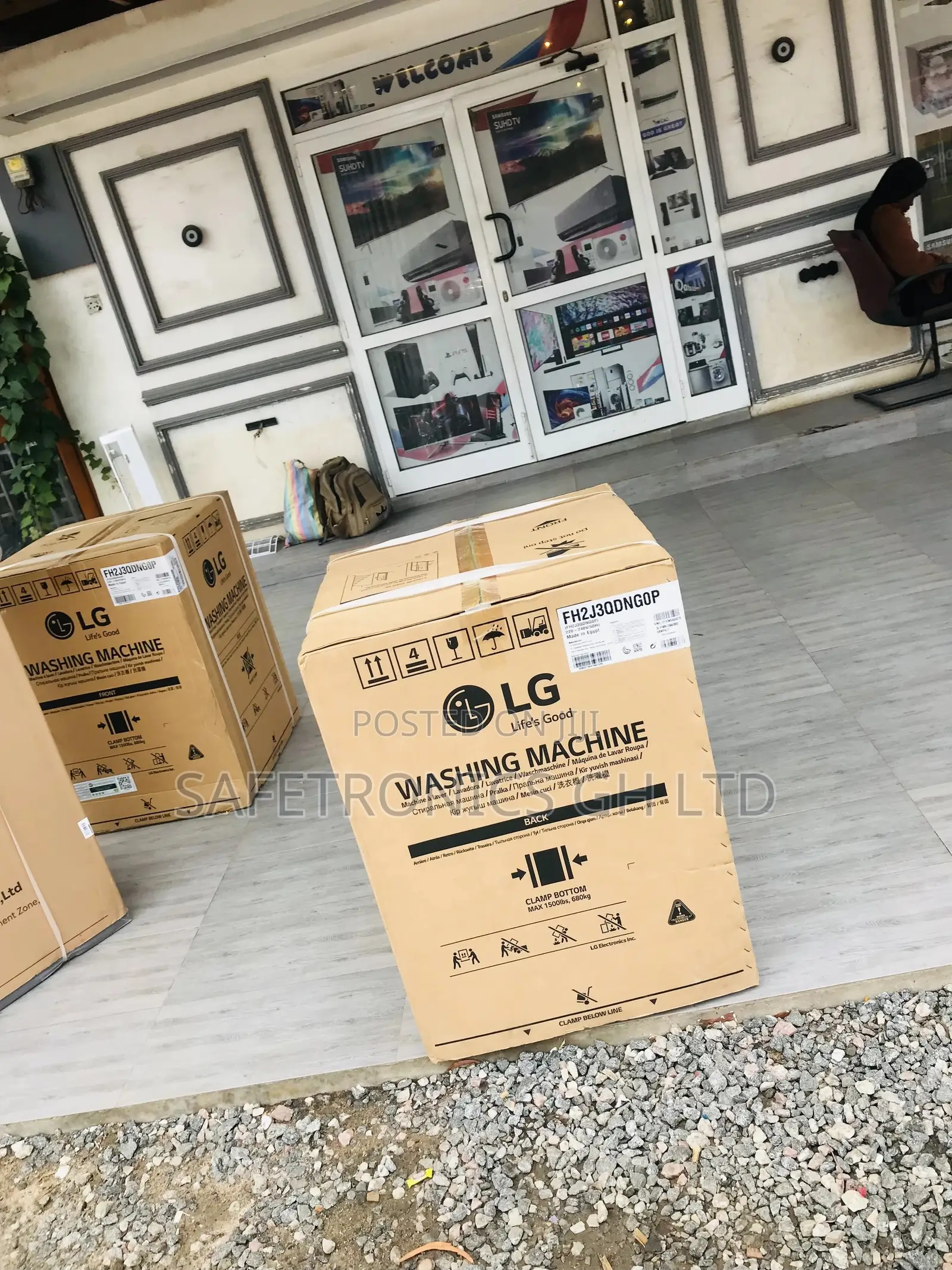 Boxed LG Frontload 7kg FH2J3QDNG0P Washingmachine