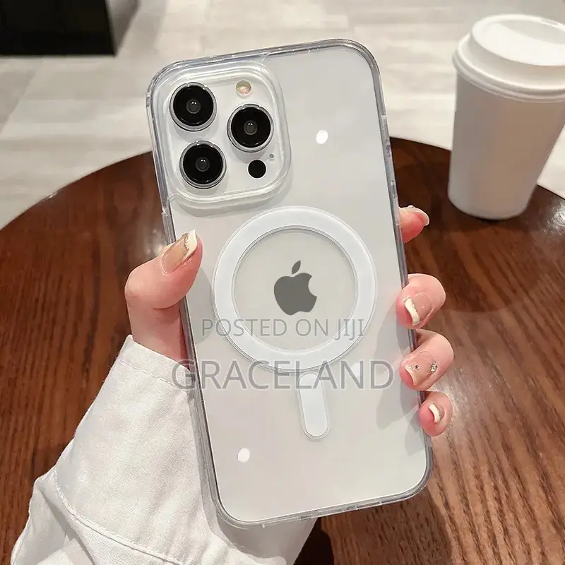 Wireless Charging Magsafe Transparent Phone Case 15 Pro Max