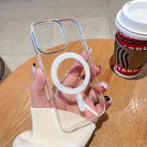 Wireless Charging Magsafe Transparent Phone Case 15 Pro Max