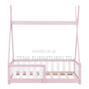 Children's Bed (Mint Pink)
