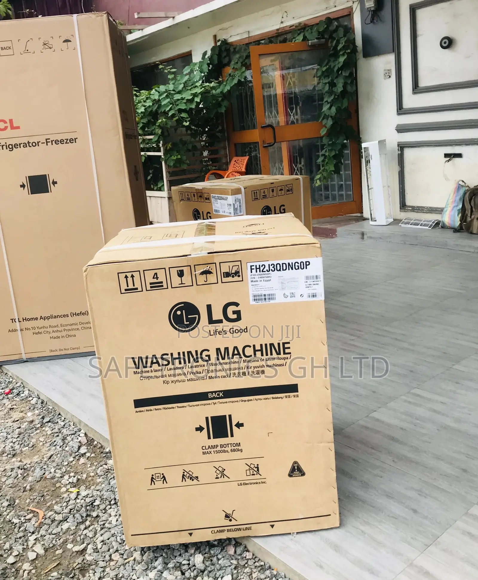 7kg Frontload LG FH2J3QDNG0P Fullyautomatic Washingmachine