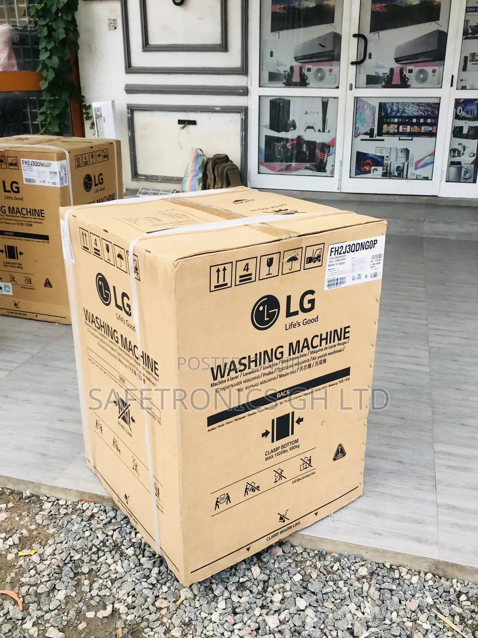 7kg Frontload LG Fullyautomatic White Washingmachine