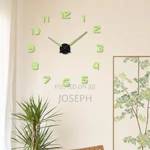 3d Wall Clock Glow in Dark