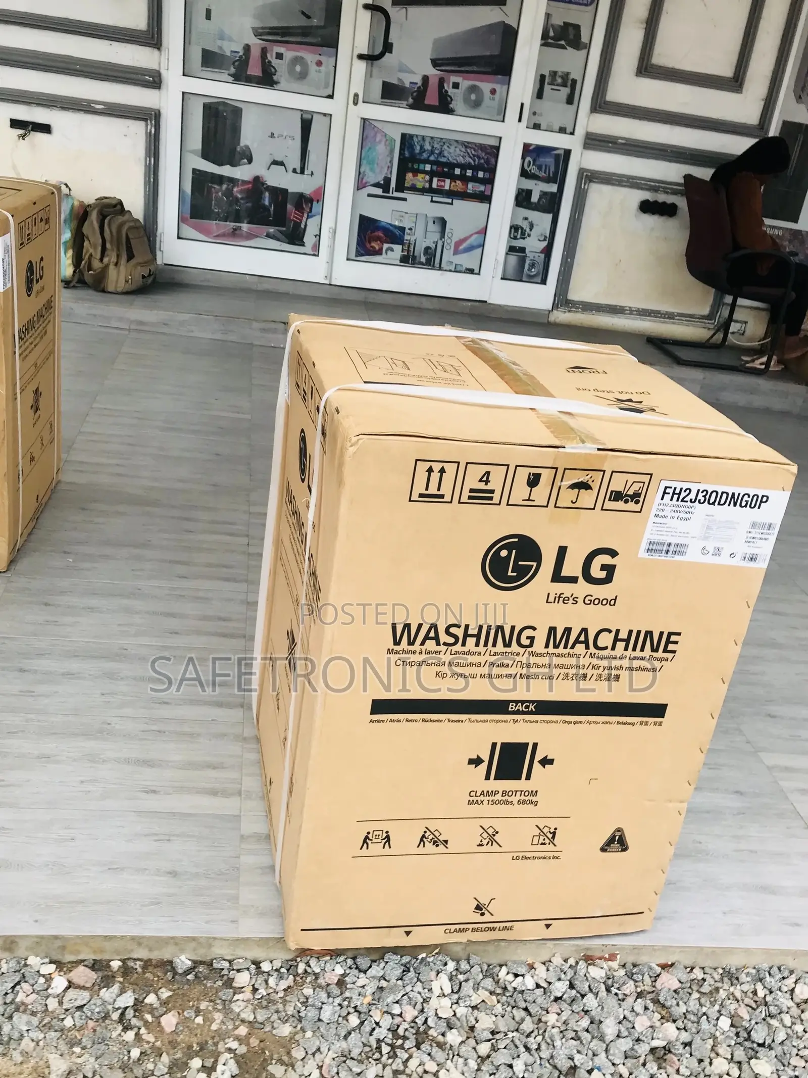 Fullyautomatic 7kg Frontload Washingmachine LG FH2J3QDNG0P