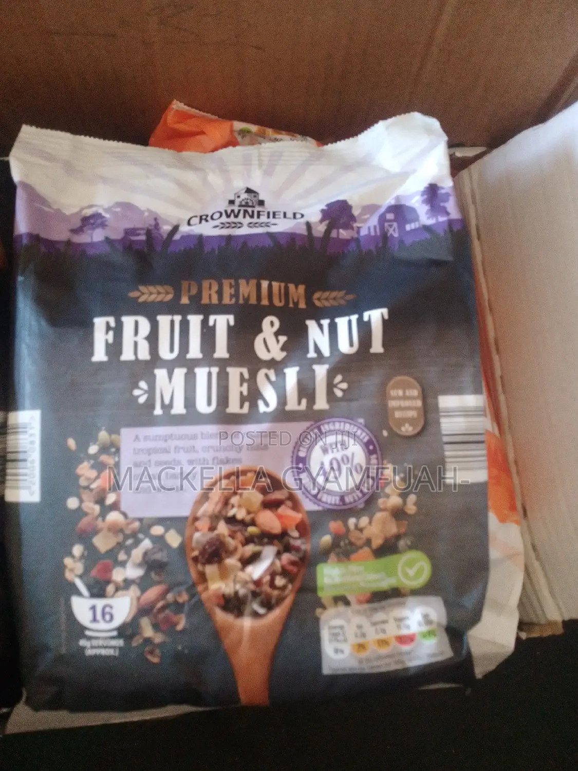 Fruit and Fruit and Nuts Muesli
