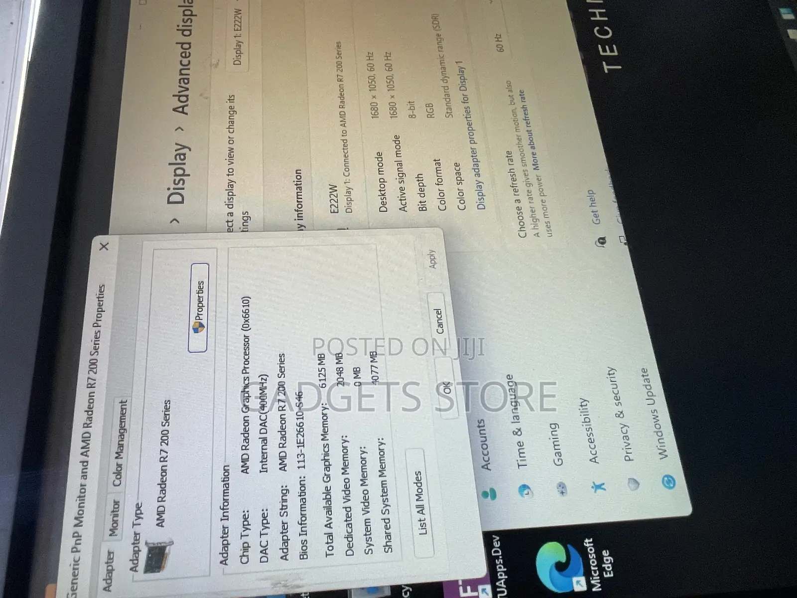 Desktop Computer Gigabyte GB-BSCE-3955 8GB Intel Core I5 HDD 1T