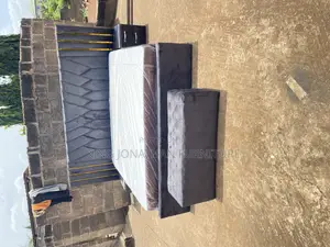 King Size Bed and Mattress With Side Drawer