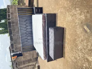 King Size Bed and Mattress With Side Drawer