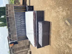 King Size Bed and Mattress With Side Drawer