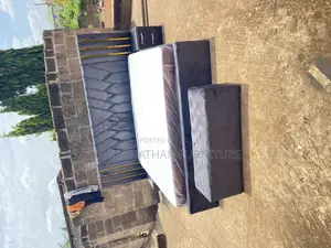 King Size Bed and Mattress With Side Drawer