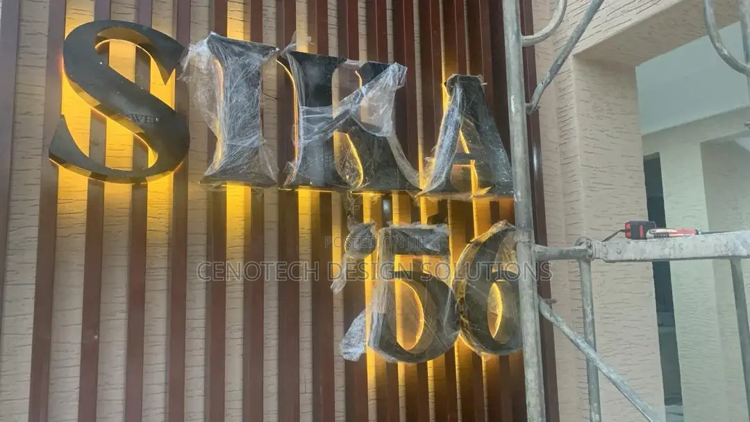 2D 3D Sign Making Installation