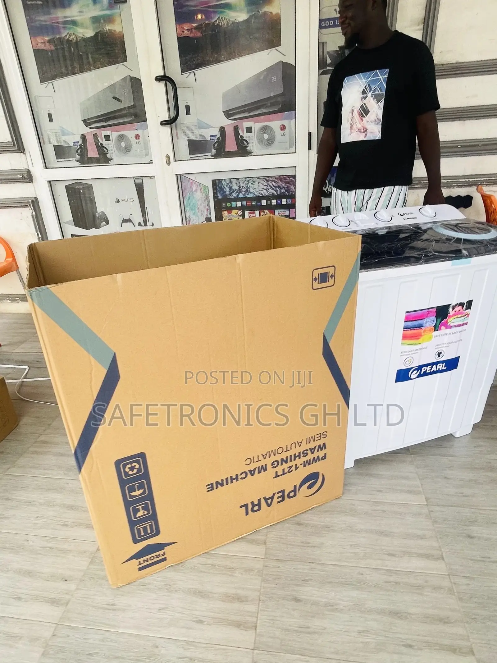 12kg Topload Twintub Semiautomatic Pearl Washingmachine