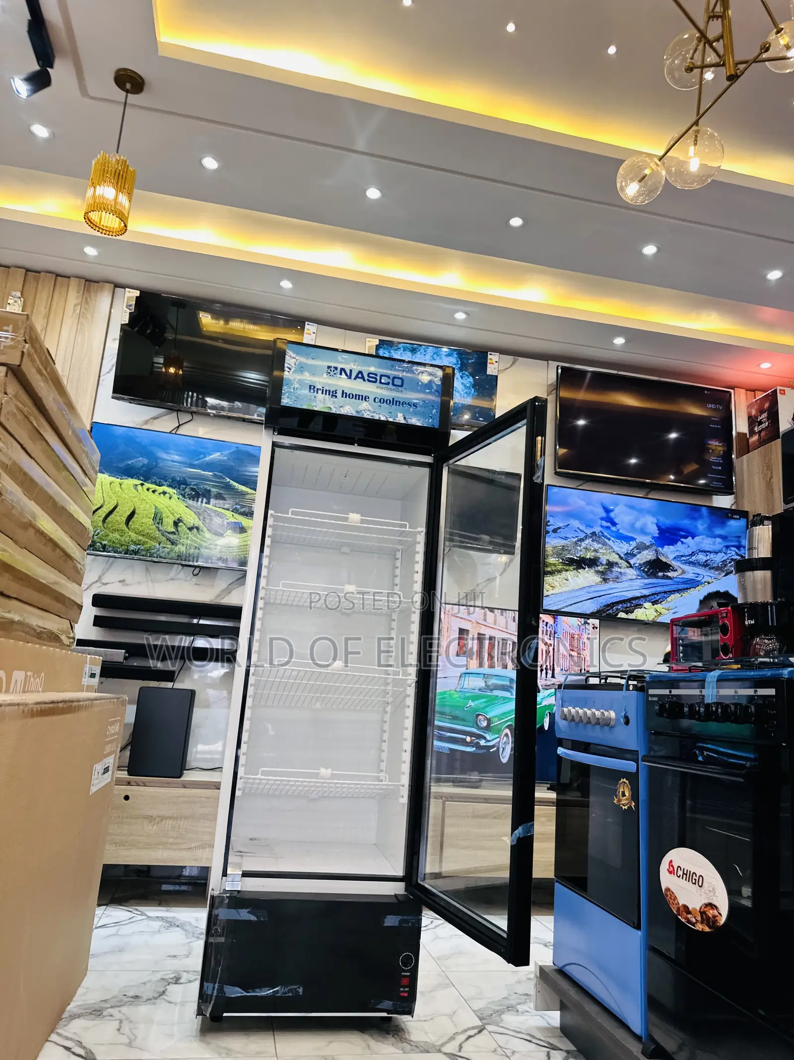 Get a New Nasfl400-1dr Display Fridge Nasco