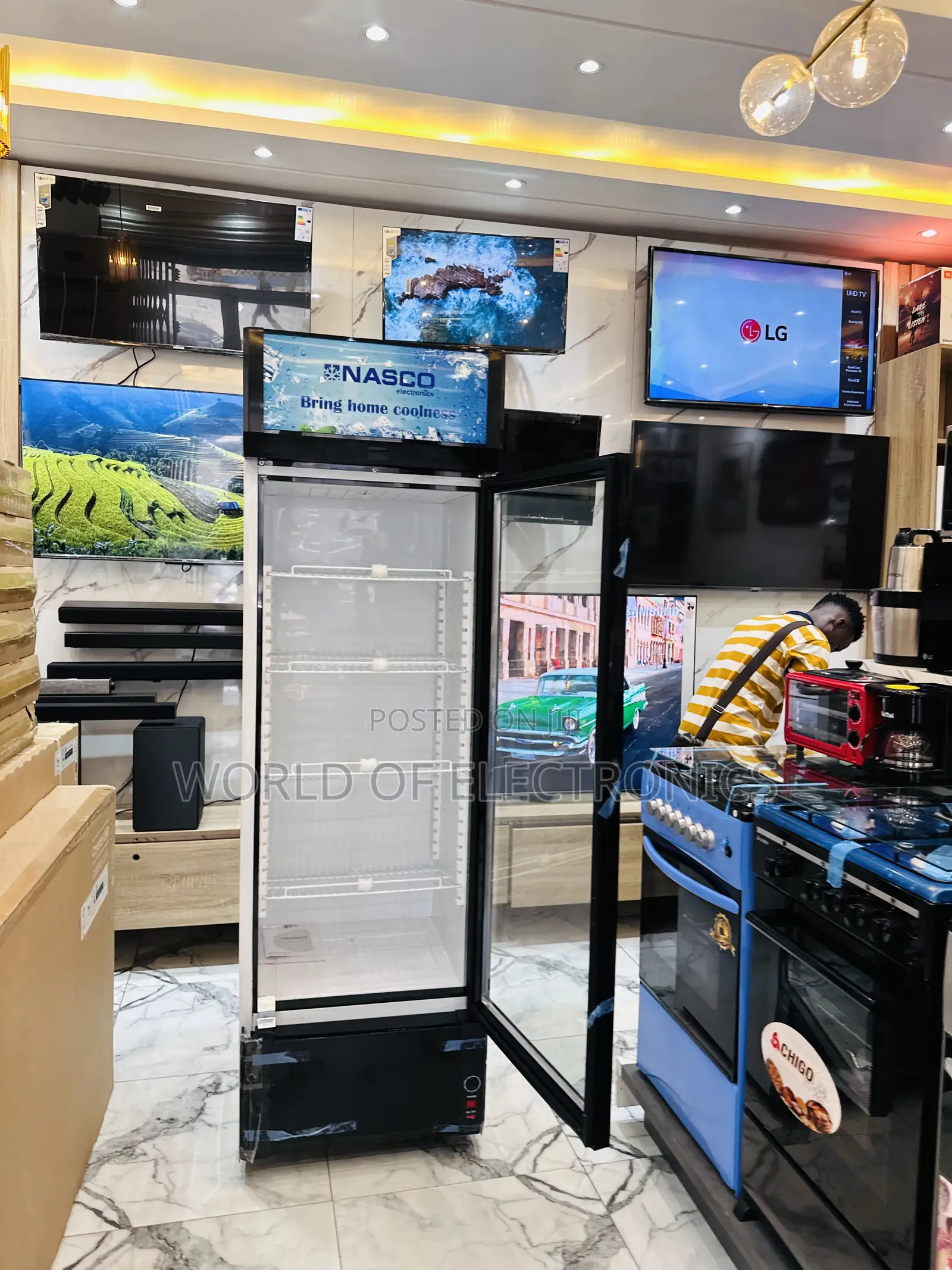 Text Us for Your Nasfl400-1dr Nasco Display Fridge