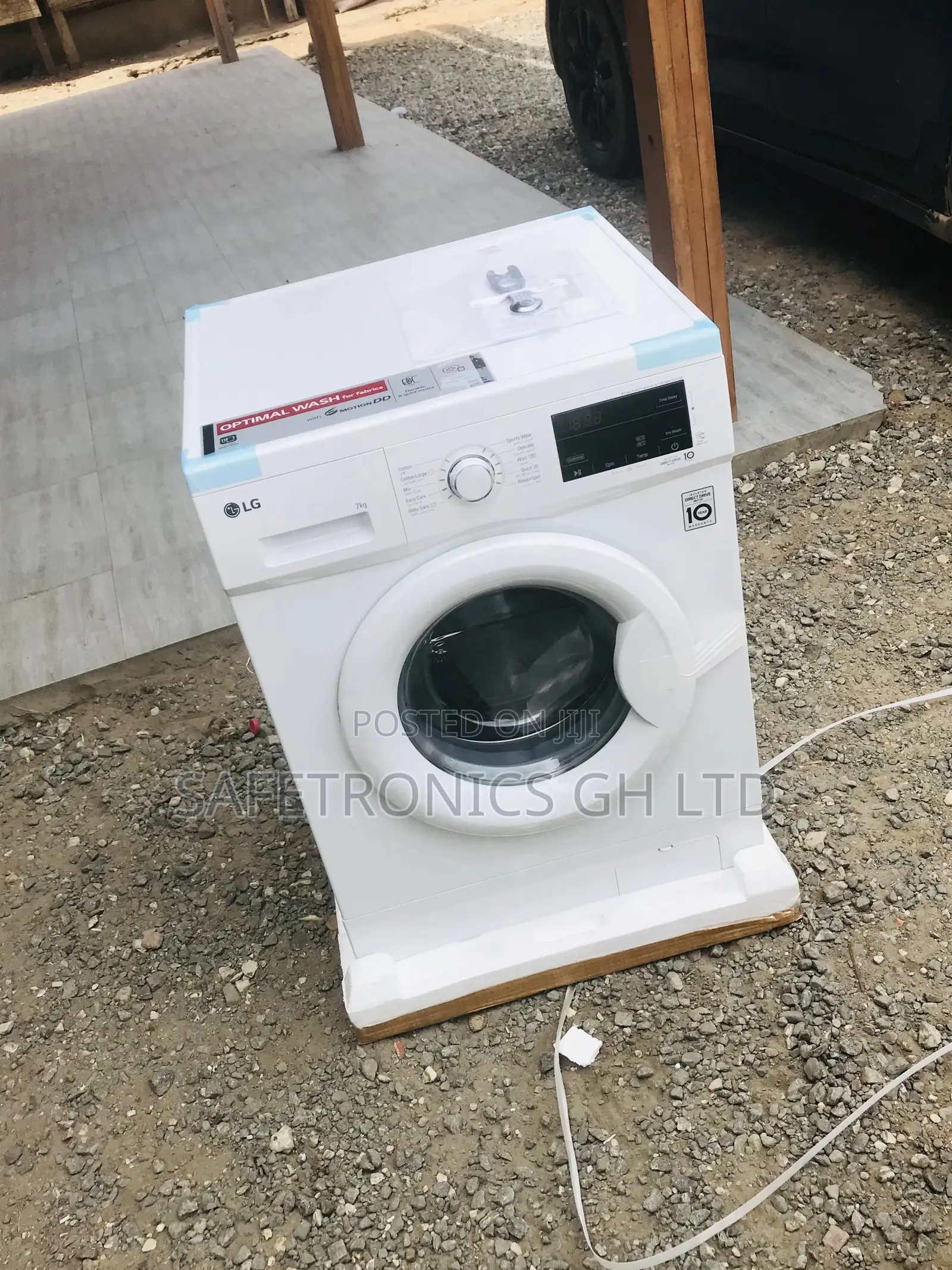 7kg Frontload LG FH2J3QDNG0P Fullyautomatic Washer