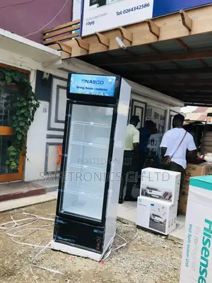 Electric Display Nasco Nasfl400-1dr Singledoor Glass Fridge